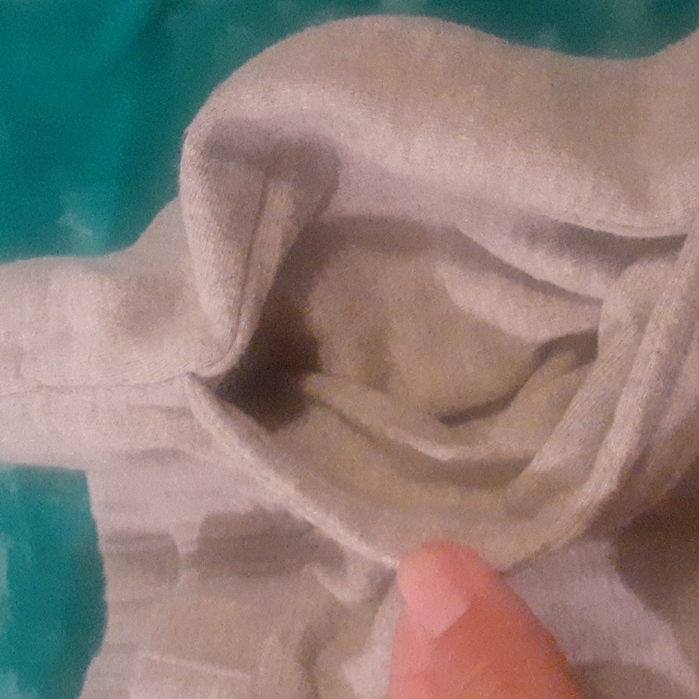 Basic edition large Grey 100% cotton Knit pants - Picture 8 of 8